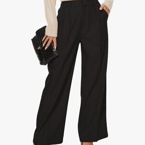 NWOT Elegant Black Wide-Leg Women's Pants